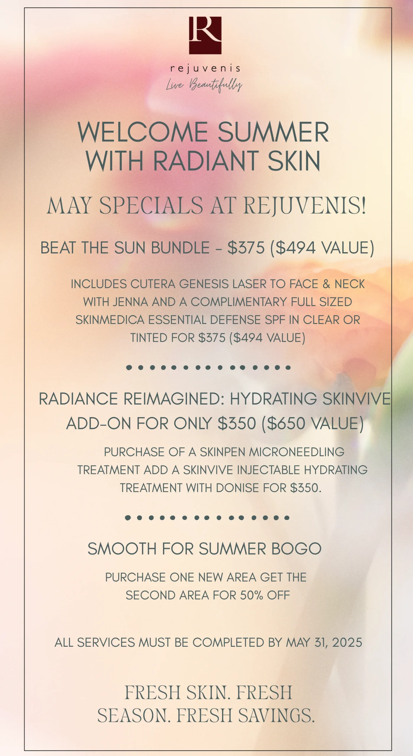 monthly specials